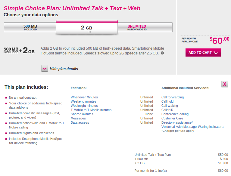 tmobile plan