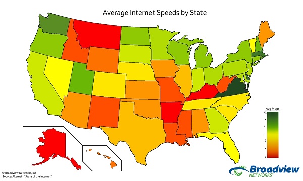 Comcast Internet Coverage Map Internet Speed Map Rankings Shows Washington D C Keeps Pace Yet Comcast Owns All Tech Void