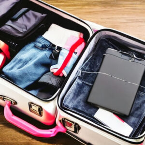 Suitcase with gadgets