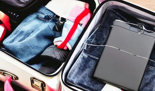 Suitcase with gadgets