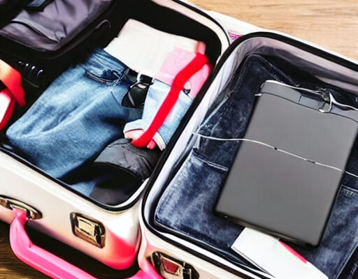 Suitcase with gadgets